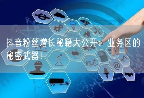 抖音粉丝增长秘籍大公开：业务区的秘密武器！