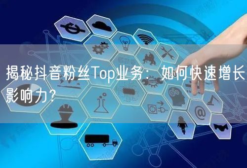 揭秘抖音粉丝Top业务：如何快速增长影响力？