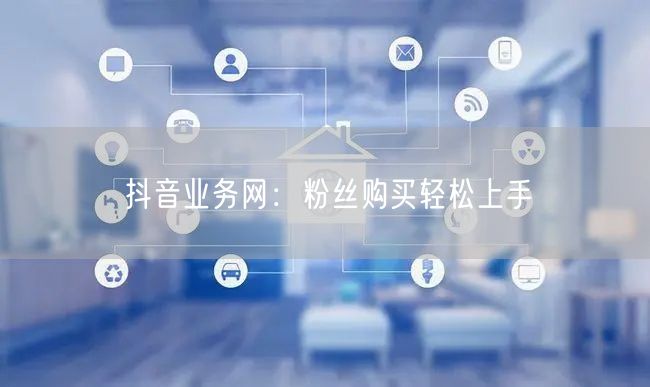 抖音业务网：粉丝购买轻松上手