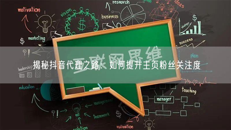 揭秘抖音代理之路：如何提升主页粉丝关注度