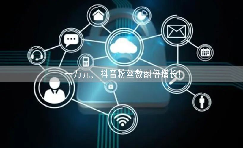 一万元，抖音粉丝数翻倍增长！