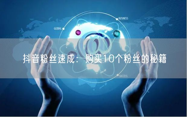 抖音粉丝速成：购买10个粉丝的秘籍