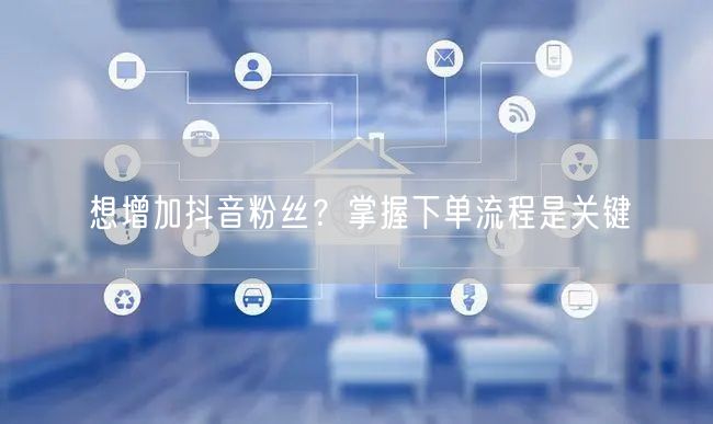 想增加抖音粉丝？掌握下单流程是关键