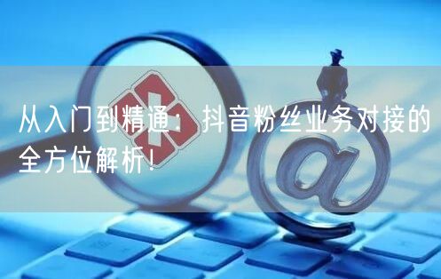 从入门到精通：抖音粉丝业务对接的全方位解析！