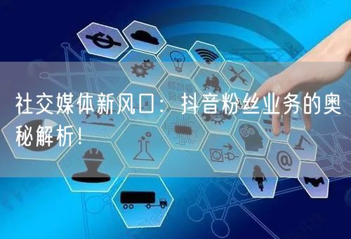 社交媒体新风口：抖音粉丝业务的奥秘解析！