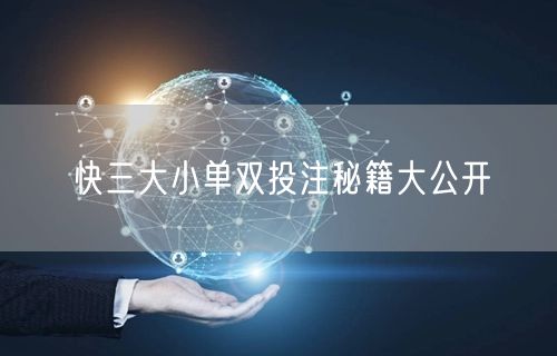 快三大小单双投注秘籍大公开