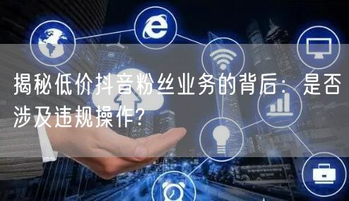 揭秘低价抖音粉丝业务的背后：是否涉及违规操作?