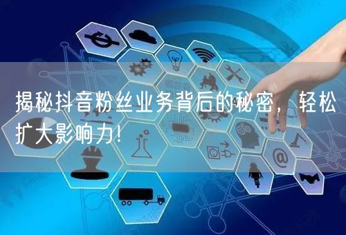 揭秘抖音粉丝业务背后的秘密，轻松扩大影响力！