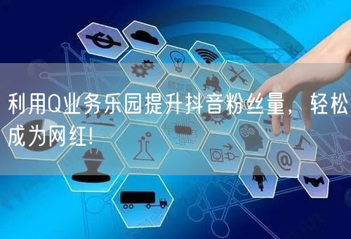 利用Q业务乐园提升抖音粉丝量，轻松成为网