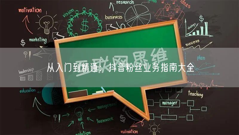 从入门到精通：抖音粉丝业务指南大全