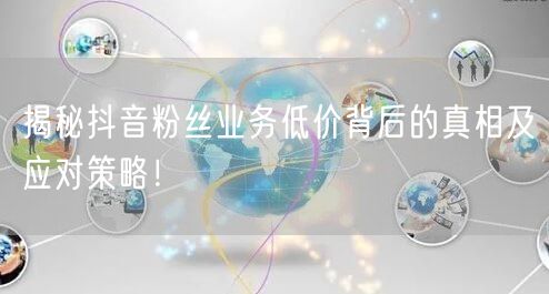 揭秘抖音粉丝业务低价背后的真相及应对策略