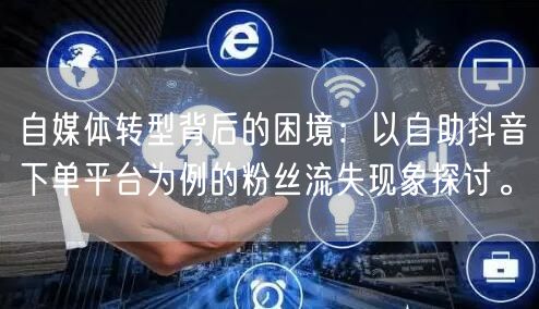 自媒体转型背后的困境：以自助抖音下单平台