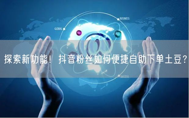 探索新功能！抖音粉丝如何便捷自助下单土豆