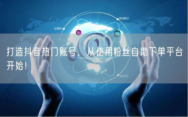 打造抖音热门账号，从使用粉丝自助下单平台开始！