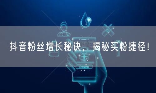 抖音粉丝增长秘诀，揭秘买粉捷径！