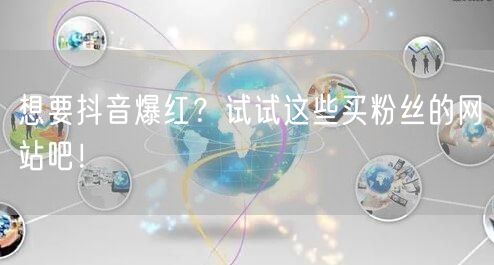 想要抖音爆红？试试这些买粉丝的网站吧！