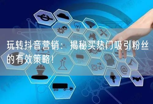 玩转抖音营销:揭秘买热门吸引粉丝的有效策